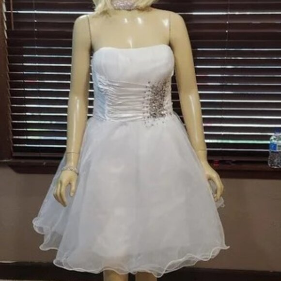 Nwot Womens Dress Special Occasion Wedding Corset Style Large -xl - Picture 1 of 6